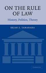 9780521843621-0521843626-On the Rule of Law: History, Politics, Theory