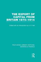 9781138007772-1138007773-The Export of Capital from Britain (RLE Banking & Finance)