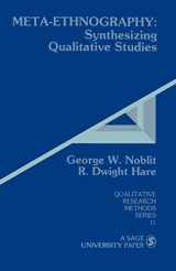 9780803930230-0803930232-Meta-Ethnography: Synthesizing Qualitative Studies (Qualitative Research Methods)