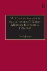9780754651703-0754651703-'A womans answer is neuer to seke': Early Modern Jestbooks, 1526–1635: Essential Works for the Study of Early Modern Women: Series III, Part Two, ... of Essential Works Series III, Part Two)