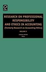 9780762311255-0762311258-Research on Professional Responsibility and Ethics in Accounting (Research on Professional Responsibility and Ethics in Accounting, 9)