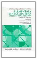 9780471308966-047130896X-Elementary Linear Algebra: Applications Version : Student Solutions Manual