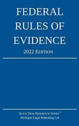 9781640021068-164002106X-Federal Rules of Evidence; 2022 Edition: With Internal Cross-References