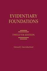 9781663351388-1663351384-Evidentiary Foundations 12th Edition [LATEST EDITION]