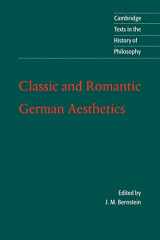 9780521001113-0521001110-Classic and Romantic German Aesthetics (Cambridge Texts in the History of Philosophy)