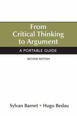 9780312459888-0312459882-From Critical Thinking to Argument: A Portable Guide
