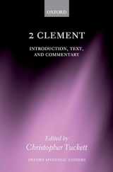 9780199694600-0199694605-2 Clement: Introduction, Text, and Commentary (Oxford Apostolic Fathers)