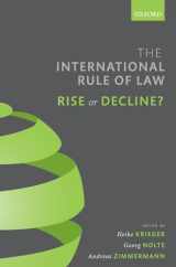 9780198843603-0198843607-The International Rule of Law: Rise or Decline?