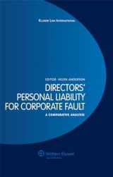 9789041126740-9041126740-Directors' Personal Liability for Corporate Fault