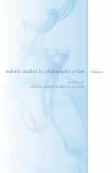 9780199606450-0199606455-Oxford Studies in Philosophy of Law: Volume 1