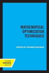 9780520319868-0520319869-Mathematical Optimization Techniques