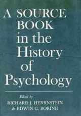 9780674824119-0674824113-A Source Book in the History of Psychology (Source Books in the History of the Sciences)
