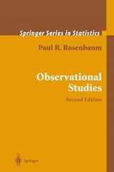 9780387989679-0387989676-Observational Studies (Springer Series in Statistics)