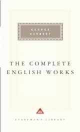 9780679443599-0679443592-Herbert: The Complete English Works (Everyman's Library)