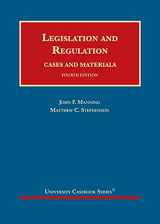 9781647085438-1647085438-Legislation and Regulation, Cases and Materials (University Casebook Series)