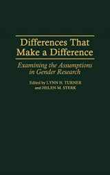 9780897893879-0897893875-Differences That Make a Difference: Examining the Assumptions in Gender Research