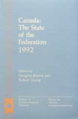 9780889115590-0889115591-Canada: The State of the Federation 1992 (Queen's Policy Studies Series) (Volume 4)