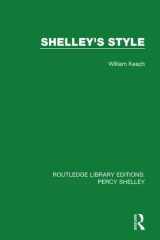 9781138645301-1138645303-Shelley's Style (RLE: Percy Shelley)