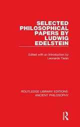 9781138697270-1138697273-Selected Philosophical Papers by Ludwig Edelstein (Routledge Library Editions: Ancient Philosophy)