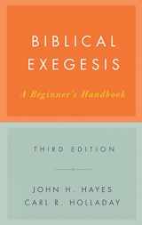 9780664227753-0664227759-Biblical Exegesis: A Beginner's Handbook