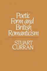 9780195060720-0195060725-Poetic Form and British Romanticism
