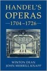 9780193152199-0193152193-Handel's Operas 1704-1726