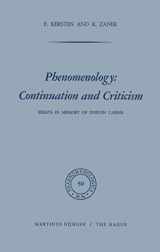 9789024713028-9024713021-Phenomenology: Continuation and Criticism: Essays in Memory of Dorion Cairns (Phaenomenologica, 50)