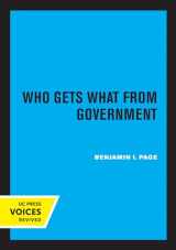 9780520315488-0520315480-Who Gets What from Government