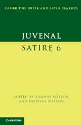 9780521671101-0521671108-Juvenal: Satire 6 (Cambridge Greek and Latin Classics)