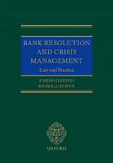 9780199698011-0199698015-Bank Resolution and Crisis Management: Law and Practice
