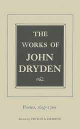 9780520021235-0520021231-The Works of John Dryden, Volume VII: Poems, 1697-1700 (Works of John Dryden) (Volume 7)