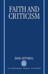 9780198267584-0198267584-Faith and Criticism: The Sarum Lectures 1992