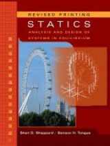 9780470112113-0470112115-Statics: Analysis and Design of Systems in Equilibrium 1st Edition Revised Printing with Wiley Plus Set