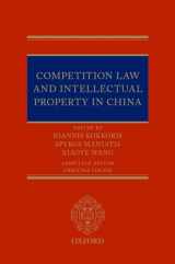 9780198793526-0198793529-Competition Law and Intellectual Property in China
