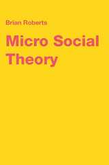 9780333995709-0333995708-Micro Social Theory (Traditions in Social Theory, 9)