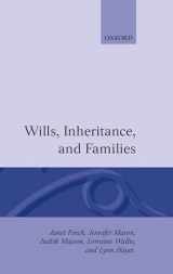 9780198258346-0198258348-Wills, Inheritance, and the Family (Oxford Socio-Legal Studies)