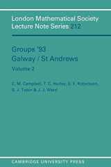 9780521477505-0521477506-Groups '93 Galway/St Andrews: Volume 2 (London Mathematical Society Lecture Note Series, Series Number 212)
