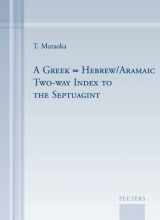 9789042923560-9042923563-A Greek-Hebrew/Aramaic Two-way Index to the Septuagint (English, Aramaic and Hebrew Edition)