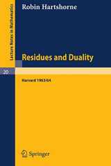 9783540036036-3540036032-Residues and Duality: Lecture Notes of a Seminar on the Work of A. Grothendieck, Given at Harvard 1963 /64 (Lecture Notes in Mathematics, 20)