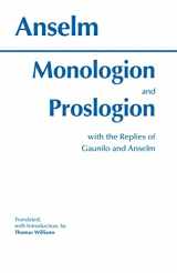 9780872202979-0872202976-Monologion and Proslogion: with the replies of Gaunilo and Anselm (Hackett Classics)