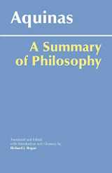 9780872206571-0872206572-A Summary of Philosophy (Hackett Classics)