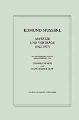 9789024736201-902473620X-Aufsätze und Vorträge (1922–1937) (Husserliana: Edmund Husserl – Gesammelte Werke, 27) (German Edition)