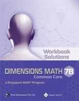 9789814431811-9814431818-Dimensions Math Workbook Solutions 7B