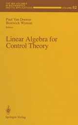 9781461384212-1461384214-Linear Algebra for Control Theory (The IMA Volumes in Mathematics and its Applications, 62)