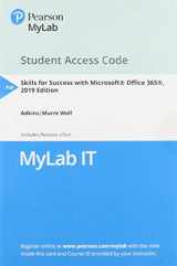 9780135366585-0135366585-Skills for Success with Office 365, 2019 Edition -- MyLab IT with Pearson eText Access Code