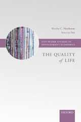 9780198287971-0198287976-The Quality of Life (WIDER Studies in Development Economics)