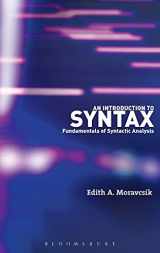 9780826489456-0826489451-An Introduction to Syntax: Fundamentals of Syntactic Analysis