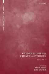 9780198876076-0198876076-Oxford Studies in Private Law Theory: Volume II