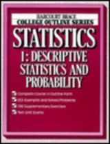 9780156016162-0156016168-Statistics I: Descriptive Statistics and Probability (Books for Professionals)