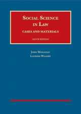 9781634605311-1634605314-Social Science in Law, Cases and Materials (University Casebook Series)
